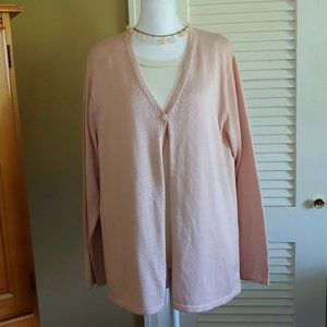 Talbots One Button Cardigan